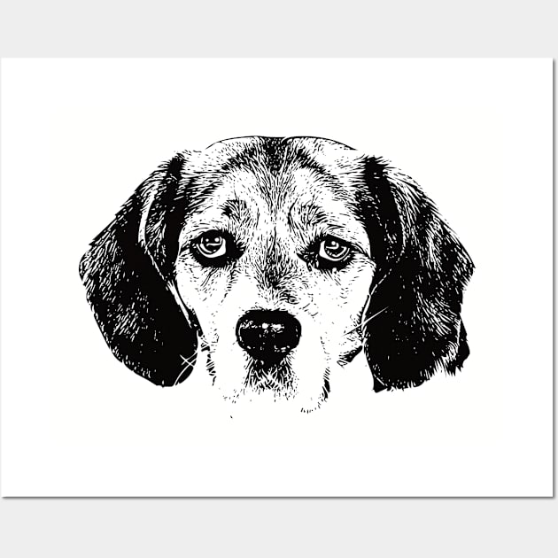 English Beagle gift for Beagle Owners Wall Art by DoggyStyles